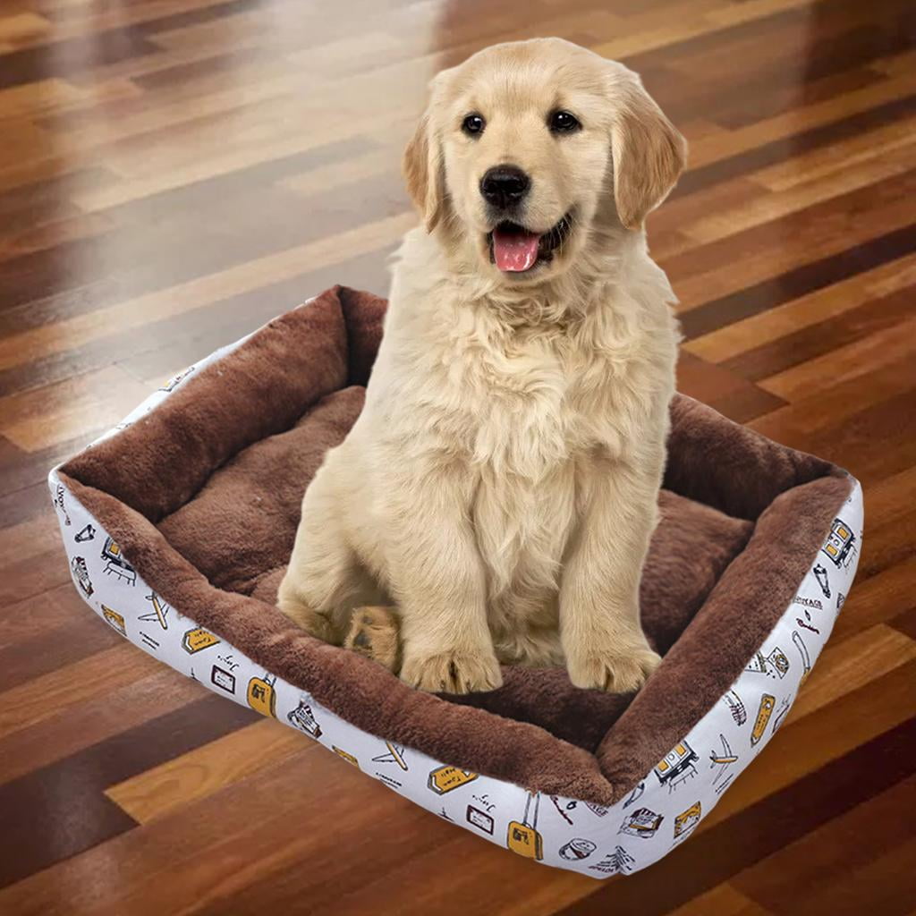 Cat Beds for Indoor Outdoor Small Dog Bed Self Warming Cat Beds Mat Warm Pet Pad Portable Cat Dog Mattress for Medium Small Pets Coffee L