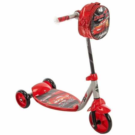 Disney Pixar Cars Lightning McQueen 3-Wheel Preschool Scooter, by (Best Scooter For 4 Year Old)