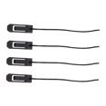 RENACLIPY 4Pcs Inflatable Boat Fin Buckle Black Stable Fin Fastener for ...