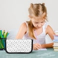 thumbnail image 4 of Bingfone Hand Drawn Turtle Print Pencil Case Large Capacity Pencil Pouch Pen Bag Office Stationery Organizer Multifunctional Pencil Bag for Women & Men, 4 of 6