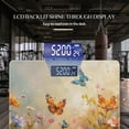 thumbnail image 3 of High Precision Body Weight Scale Smart Bathroom Scales with Large LCD Display(400lbs),Decorative for Bedroom-Vibrant Oil Painting Of Butterflies Fluttering Around Colorful, 3 of 4