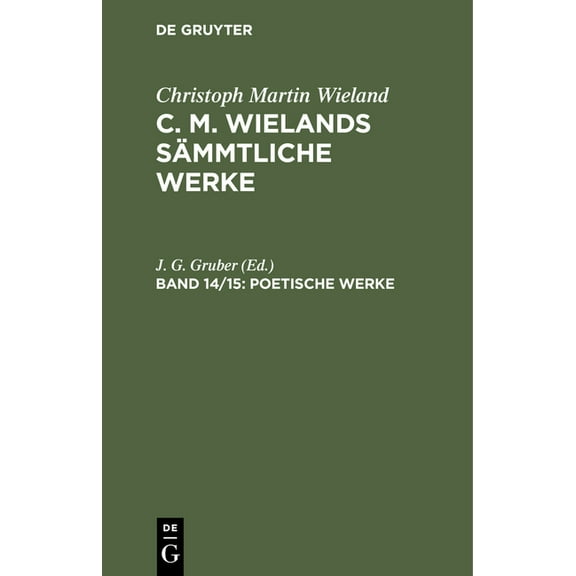 Poetische Werke, (Hardcover)