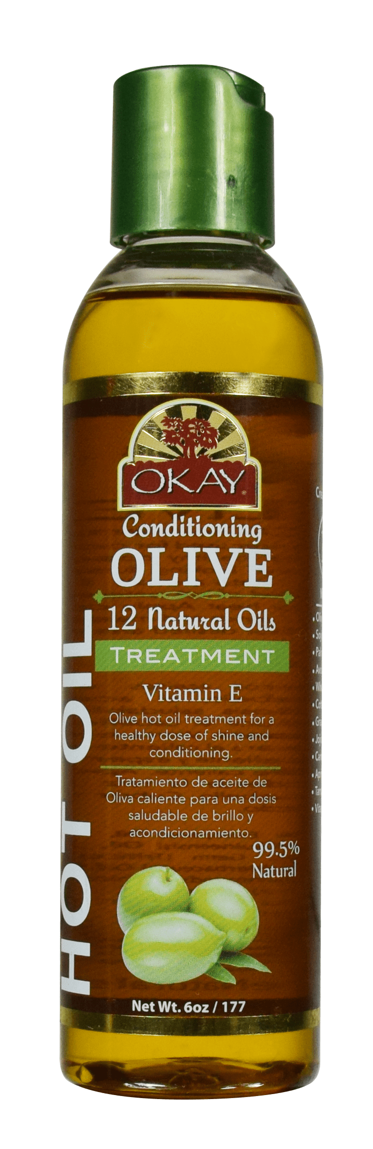 OKAY Olive Conditioning Hot Oil Treatment Restores Hair Nourishes