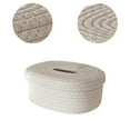 thumbnail image 6 of WeiLaiKeQi Cotton Rope Tissues Box Creative Tissue Dispenser for Office Counter Bedroom White, 6 of 9