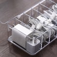 thumbnail image 4 of Cable Case Space Saving Wires Container Craftsmanship Earphone Containing Wire Organizer Management Bin Anti-dust Storage Box 26*9*5.5cm L, 4 of 7