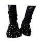 thumbnail image 1 of Calentadores de piernas para patinaje artístico, calcetines de pantorrilla, ropa ligera y cálida, accesorios anti Negro, 1 of 8