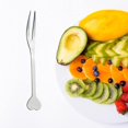 thumbnail image 5 of Tenedores De Frutas Mini Tenedores De Pastel De Postre De Acero Inoxidable Mango De Corazón De Amor Tenedores De Ensalada De Frutas Conveniente Accesorio De Cocina Para El Hogar Para Frutas, 5 of 5
