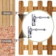 thumbnail image 4 of Bisagras Puerta para Cerca Madera Alta Resistencia, Bisagra Puerta con Perno en J para Cerca Madera, Bisagra Soldada Acero para Puerta Granja, Paquete 2 6 Pulgadas, 4 of 5