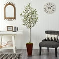 thumbnail image 3 of Nearly Natural 69" Olive Artificial Tree in Decorative Planter, 3 of 4