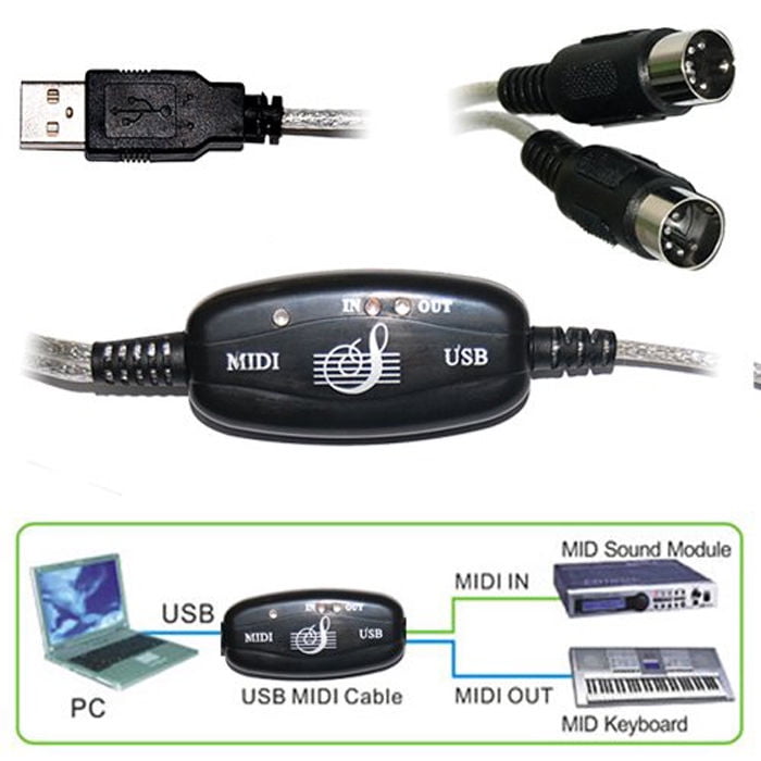 midi cable for casio keyboard