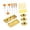 Or, variante sur Zentra Ensemble de 23 Bols de Mélange pour Masque Facial Outils de Mélange DIY Respirant Facile à Or Rose