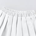 thumbnail image 7 of NAISIBABY Girls School Uniform Skirt, Cotton High Waist A-Line Performance Pleated Skorts White 3T, 7 of 7