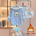 thumbnail image 3 of Sanrios Cinnamoroll Anime Kawaii Girls Dress Autumn/Winter Children Velvet Sweater Dress Cartoon Casual Dress Christmas Gifts, 3 of 16