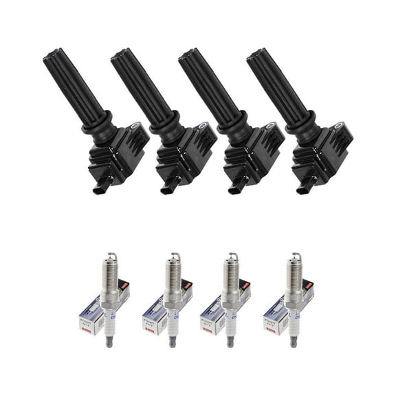 ISA Ignition Coils and Denso Spark Plugs Compatible with Ford Escape Fusion Lincoln MKZ 2.0L UF670 Fits select: 2012-2018 FORD FOCUS SE, 2014-2019 FORD ESCAPE TITANIUM