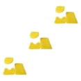 thumbnail image 2 of Juego de alfombras de baño de secado rápido Naiovety 3 uds PU antideslizante Amarillo, 2 of 6