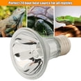 thumbnail image 4 of Reptile Halogen Spotlights Flat-Faced Design Light Sun Lamp, UVB Light, for Amphibians for Lizard Reptiles, 4 of 7
