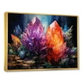 thumbnail image 2 of Designart "Harmonic Multicolor Quartz I" Spiritual Stone Floater Framed Canvas Prints, 2 of 5