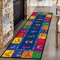 thumbnail image 2 of Colorful Alphabet Runner Rug Cartoon Letter Children's Non-Slip Play Mat Fun Home Decor Children's Game Area Education Carpet, 2 of 9