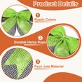 thumbnail image 6 of 4 Inch Mini Burlap Bows for Crafts Handmade Bow Knot Pre-Tied Bowknot Black/Green, 12 Pcs, 6 of 6