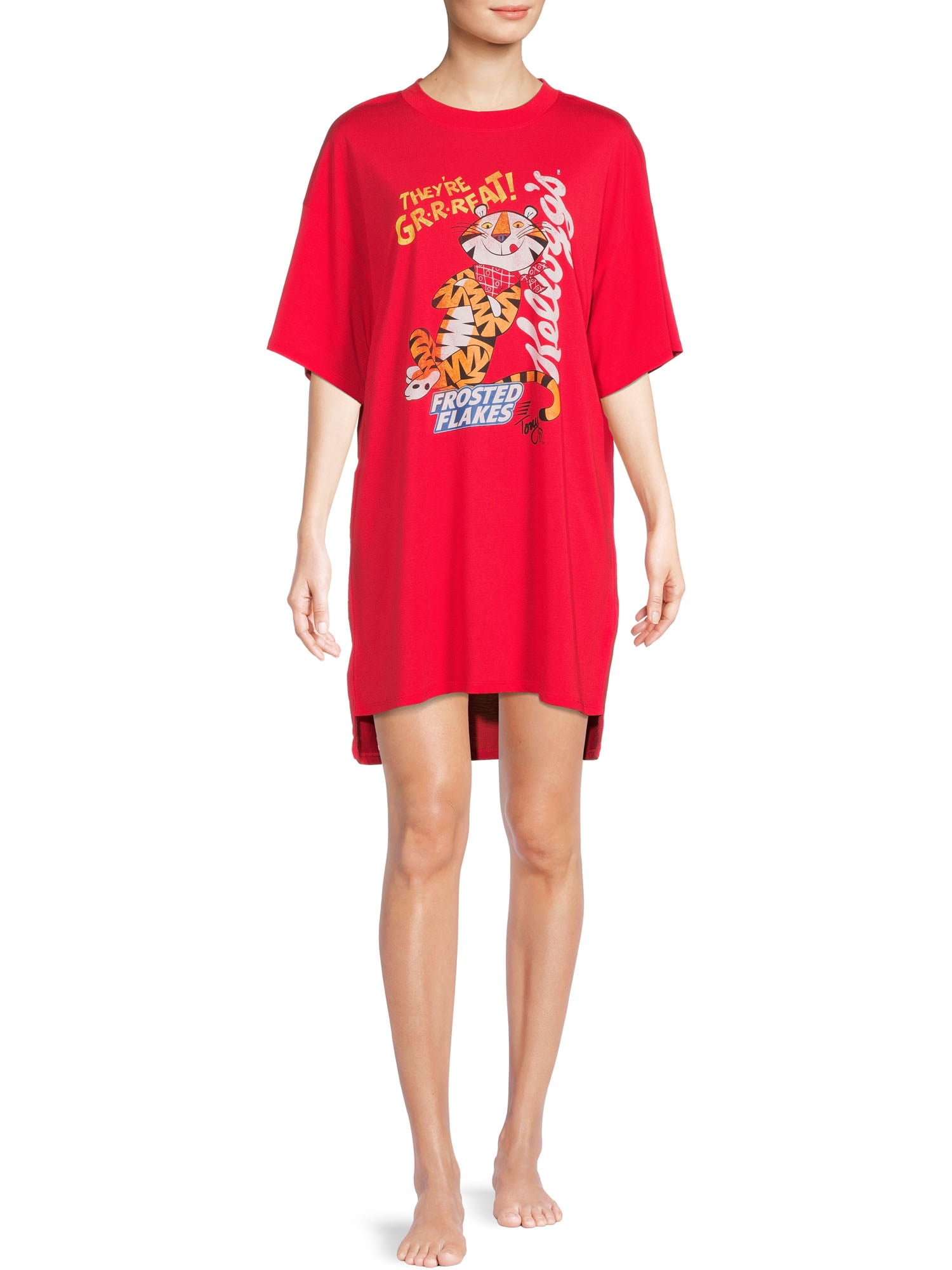 Kellogg's Frosted Flakes Women's and Women's Plus Short Sleeve Sleepshirt