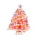 thumbnail image 3 of Mini árbol de Navidad iluminado, centro de mesa, adorno navideño, decoración navideña Rosa, 3 of 9