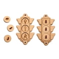 thumbnail image 1 of Piezas de tablero de actividades, accesorios, juguetes sensoriales de madera, juguetes sensoriales de madera para el desarrollo Transporte, 1 of 9