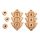 thumbnail image 1 of Piezas de tablero de actividades, accesorios, juguetes sensoriales de madera, juguetes sensoriales de madera para el desarrollo Transporte, 1 of 9