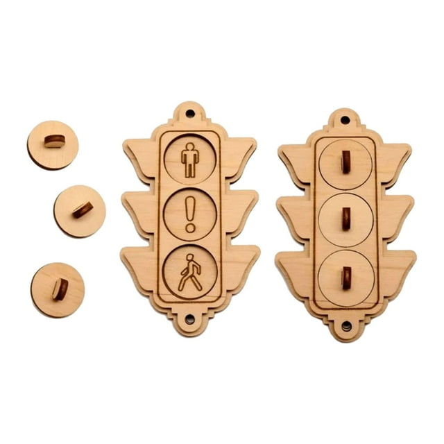 Piezas de tablero de actividades, accesorios, juguetes sensoriales de madera, juguetes sensoriales de madera para el desarrollo Transporte