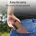 thumbnail image 7 of ELEHOLD Leather Wallet Case for Samsung Galaxy Z Fold 5 Case with Card Holder, Premium Leather Protective Cover Full Body Slim Lightweight Case for Samsung Z Fold5 2023,Brown, 7 of 7
