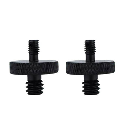 

jinsenhg 2pcs/set Anti-skid Knurled Surface Conversion Screw Wide Applications Mount Adapter Screw 1/4 A24 male