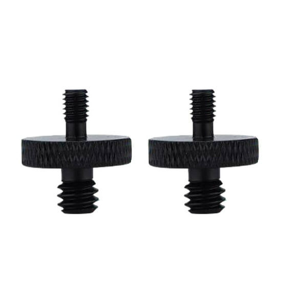 Injueey Adaptador de montaje de tornillo 1/4, convenientemente diseñado, 2 piezas, fácil de transportar, aleación de aplicaciones amplias Accesorios de cámara y óptica A24 macho
