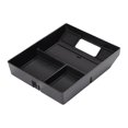 thumbnail image 3 of Bandeja organizadora de reposabrazos,Soporte de la caja de almacenamiento del reposabrazos de la consola central,Bandeja organizadora de inserción de consola central con 3 ranuras,Accesorios shamjiam Bandeja organizadora de reposabrazos, 3 of 7