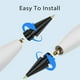 thumbnail image 4 of Punta de lápiz óptico para Apple Pencil Gen 1/2 iPad Punta de lápiz chapada en oro (negro) Hugtrwg Nuevos Originales, 4 of 7