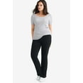 thumbnail image 5 of Ellos Women's Knit Bootcut Leggings Leggings, 5 of 6