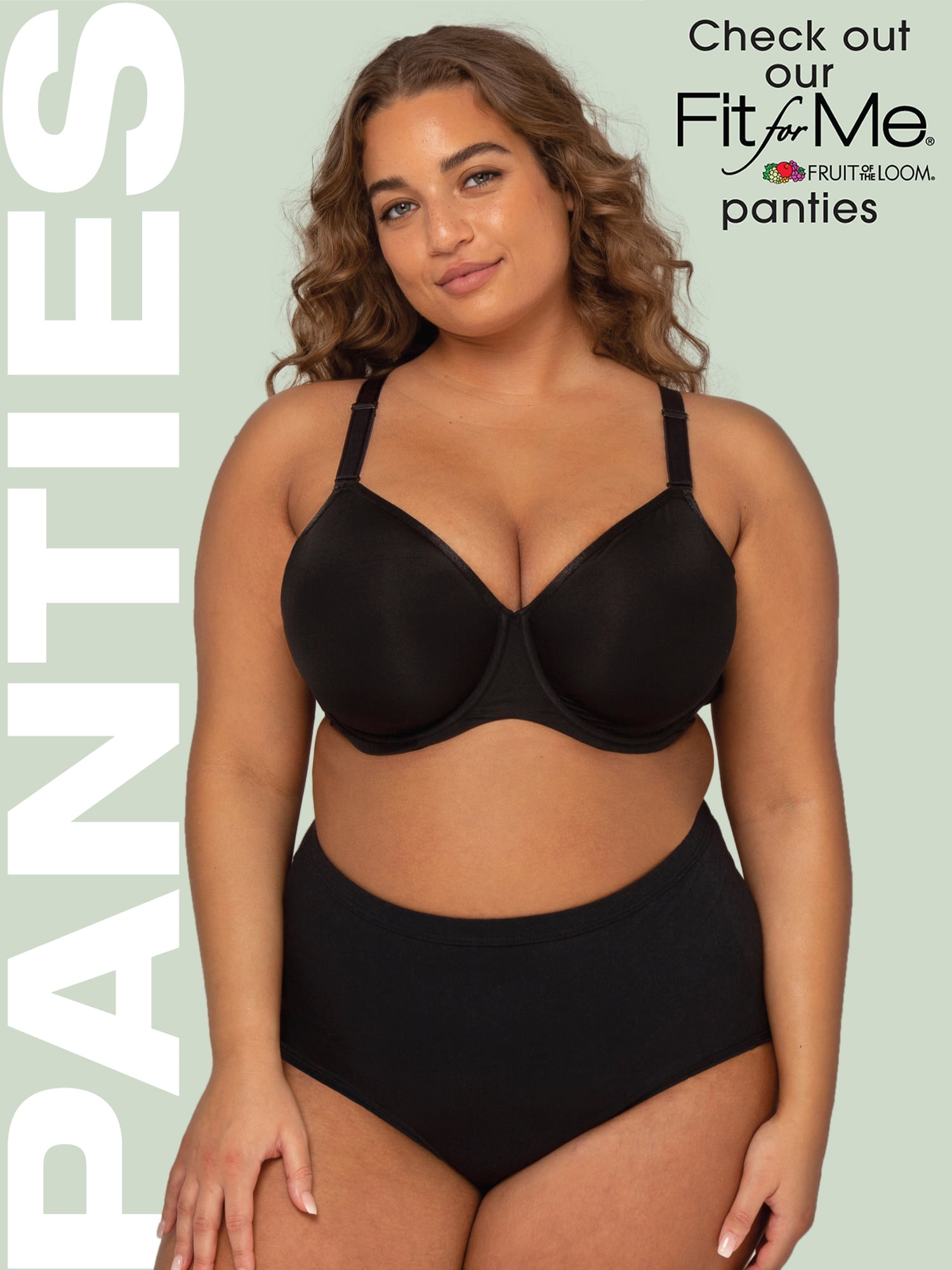 Fit for Me by Fruit of the Loom Women's Unlined Underwire Bra, Style FT967, Sizes 38D to 42H