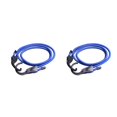 thumbnail image 4 of Riwesomey Cuerdas elásticas ajustables para equipaje, correas para equipaje, cinturones, tendederos con ganchos para coche azul 2piezas Riwesomey CBP036114, 4 of 5