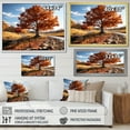 thumbnail image 4 of Designart "Vibrant Orchard Orange Spot Color II" Floral Wall Art Print, 4 of 5