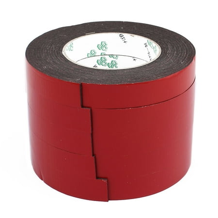 5pcs 20mm x 2mm Dual Sided Self Adhesive Shockproof Sponge Foam Tape 5M Length