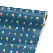 Ice Cream Cone 120 Inch x 52 Inch Vinyl Wrap Sheet for large or custom items | 3M wrap DIY to custom skin gear of all types and sizes, including vehicles, boats, furniture, atv’s, golf