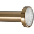 thumbnail image 4 of Shower Tension Curtain Rod - Adjustable Spring Tension Rod for Shower Curtains Bathroom or Windows Easy to Install No Drilling Requi Rustproof Adjustable to Warm Gold, 4 of 5
