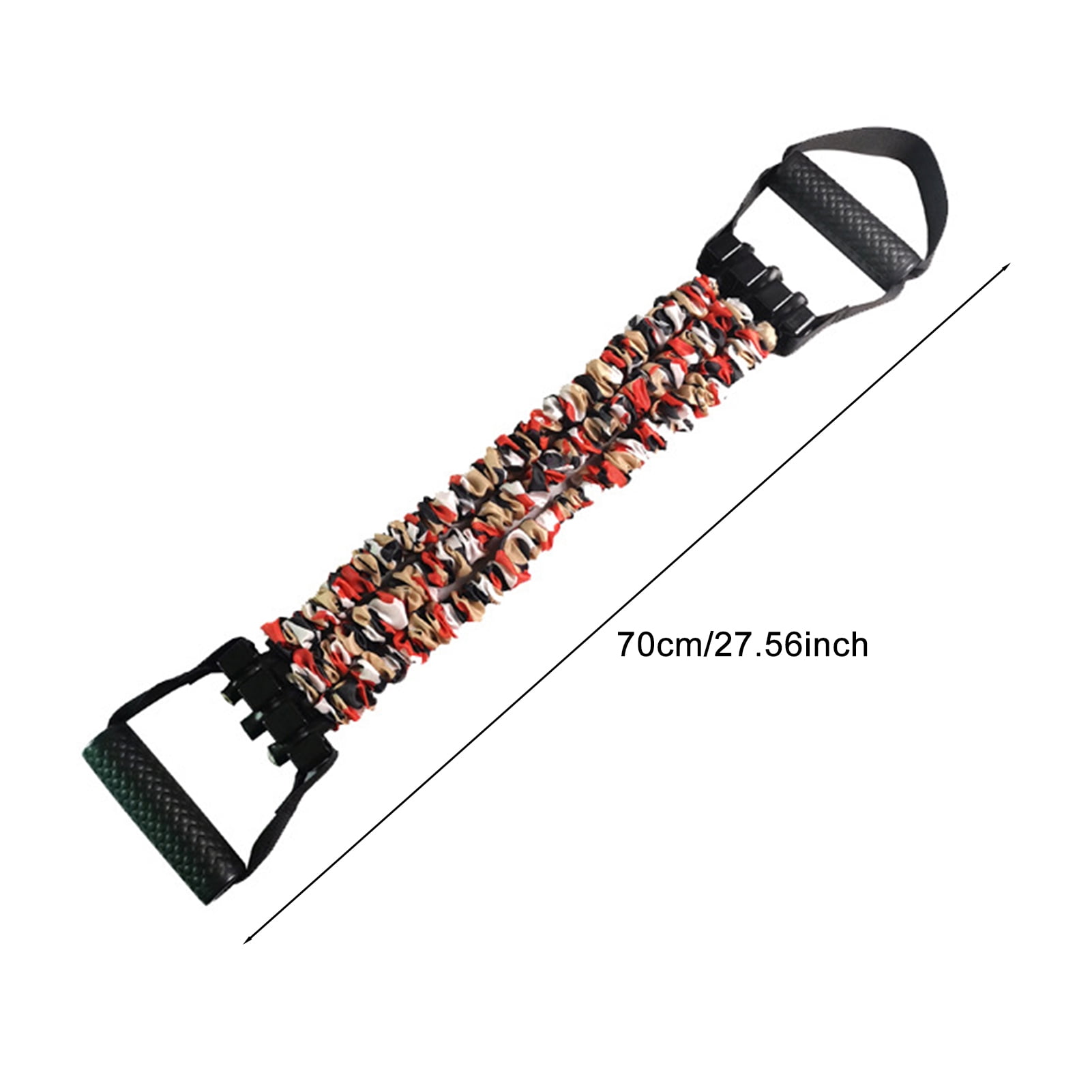 YIFAEUX Adjustable Resistance Band with Detachable 3-Tube Chest Expander Shoulder Stretcher Men Strength Training Fitness Full Body Stretching Band with Handle