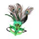 thumbnail image 5 of Máscara de plumas de pavo real, protector facial decorativo, máscara de Halloween para club Mardi Gras Enchapado, 5 of 9