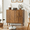 Walnut + MDF + MDF+2, variant on LIANGKA 31.5 Inch Walnut Farmhouse Buffet Cabinet Wooden Storage Sideboard with Ventilated Doors for Home Kitchen Entryway