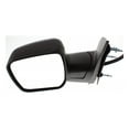 thumbnail image 5 of KarParts360 For Ford E-150/E-250 2009 Door Mirror Driver Side | Power | Foldaway | Non-Heated | Single Lens | Textured Black | Flat | Replacement For FO1320338 | 9C2Z17683AA, 5 of 7