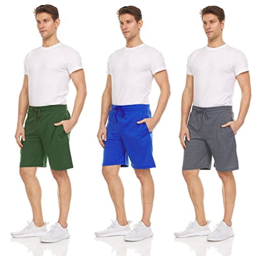 3-Pack Mens Sweat Shorts-Athletic 