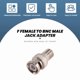 thumbnail image 4 of 10pcs Adaptador de conectador coaxial enchufe BNC macho a F hembra para Camara del CCTV, 4 of 5