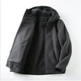 thumbnail image 3 of Women's Winter Warm Jacket Full Zip Sherpa Lined Hoodie Sweatshirt Coat Grey L, 3 of 5