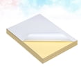 thumbnail image 5 of 100pcs A4 Adhesivo Adhesivo Papel de escribir Papel de etiqueta Papel de impresión en blanco para Office School (Blanco), 5 of 5