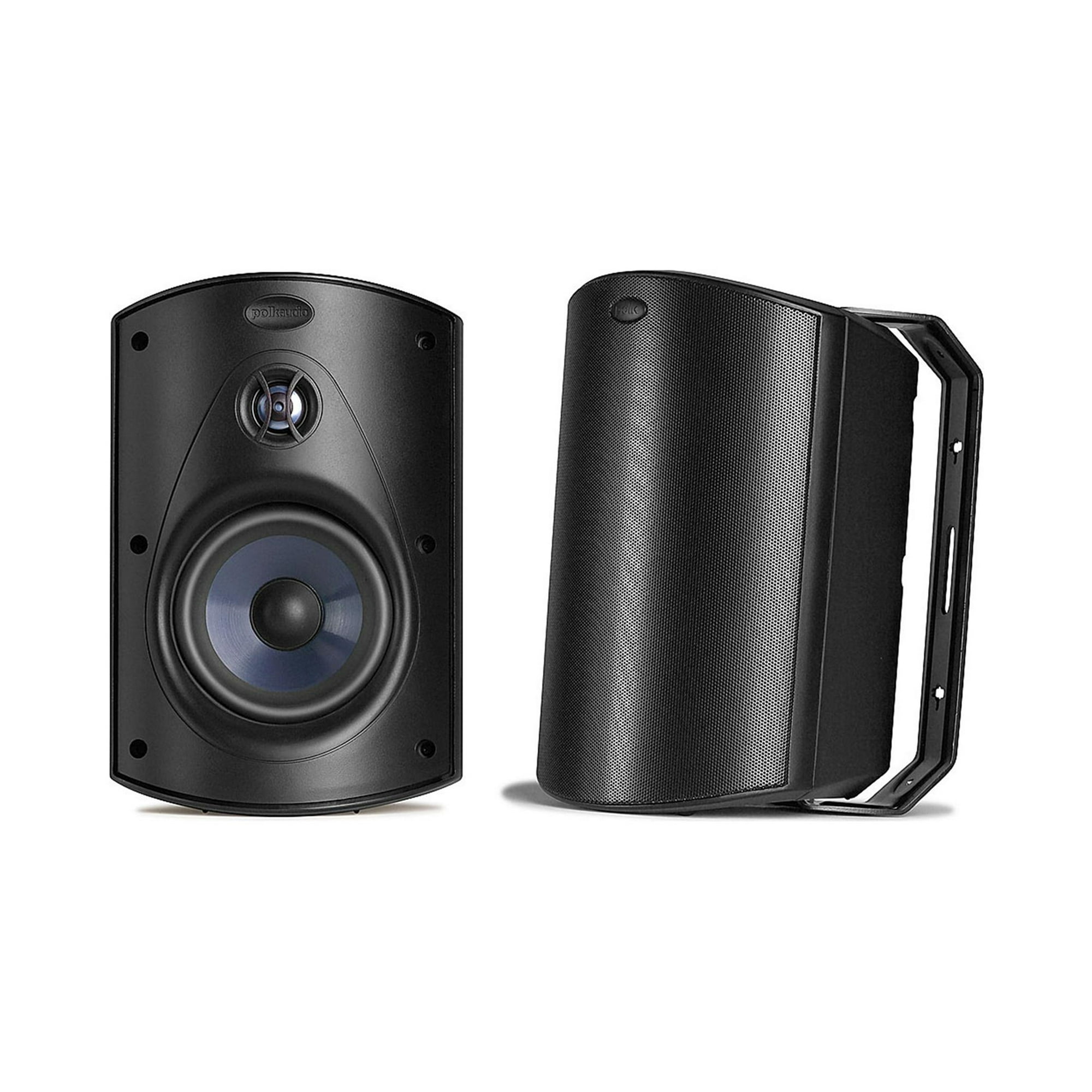 Polk Audio AM5085 Atrium All Weather Outdoor Wall Mountable Loudspeakers, Black