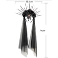thumbnail image 3 of Diadema de Halloween, tocado de corona, tocado de novia para mujer, tocado, accesorios para el cabello, diadema para vestir, Cosplay de vacaciones Fernando Tocados de estilo gótico, 3 of 7